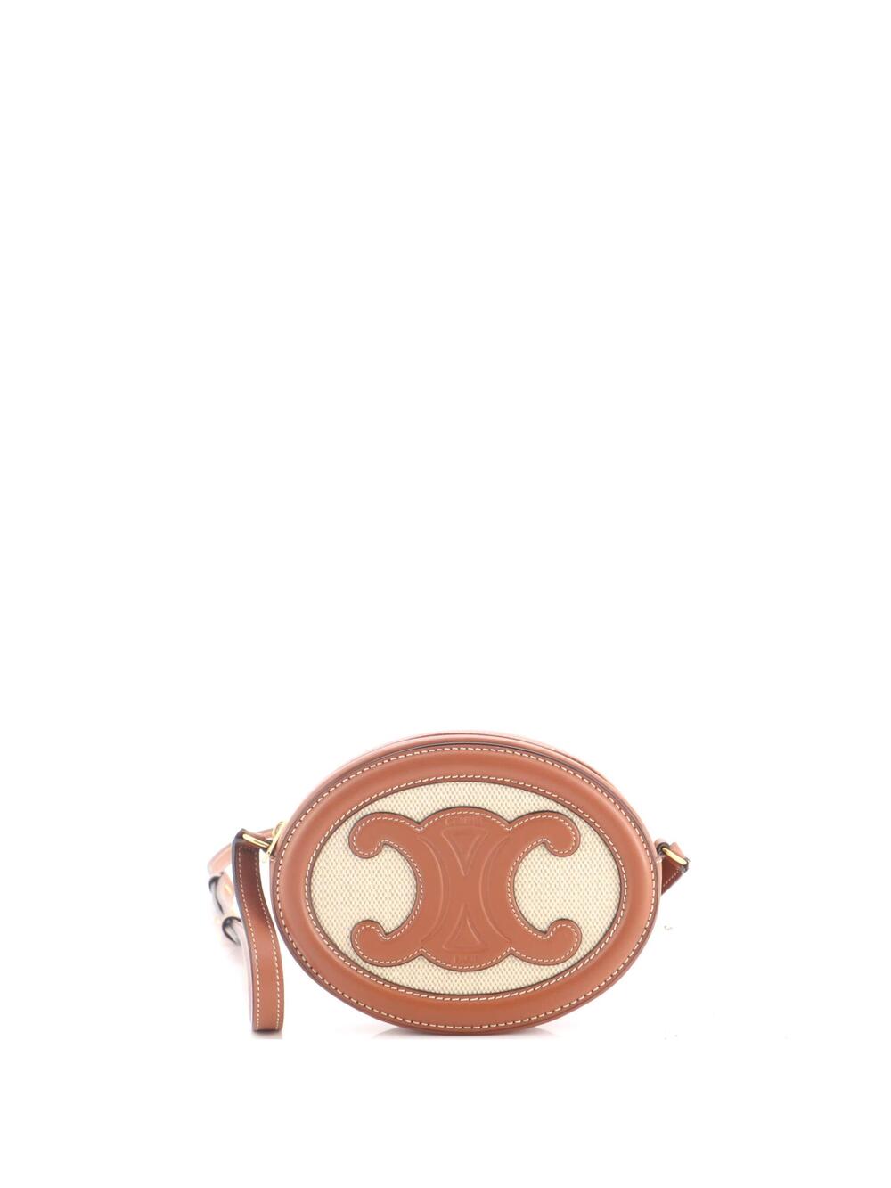 Celine Triomphe Oval Crossbody Bag #340817C15B